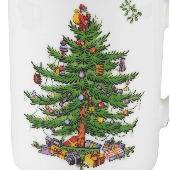 Spode Christmas Tree Holiday Mug and Coaster Set Holiday Gift Box New in Box - Picture 4 of 9